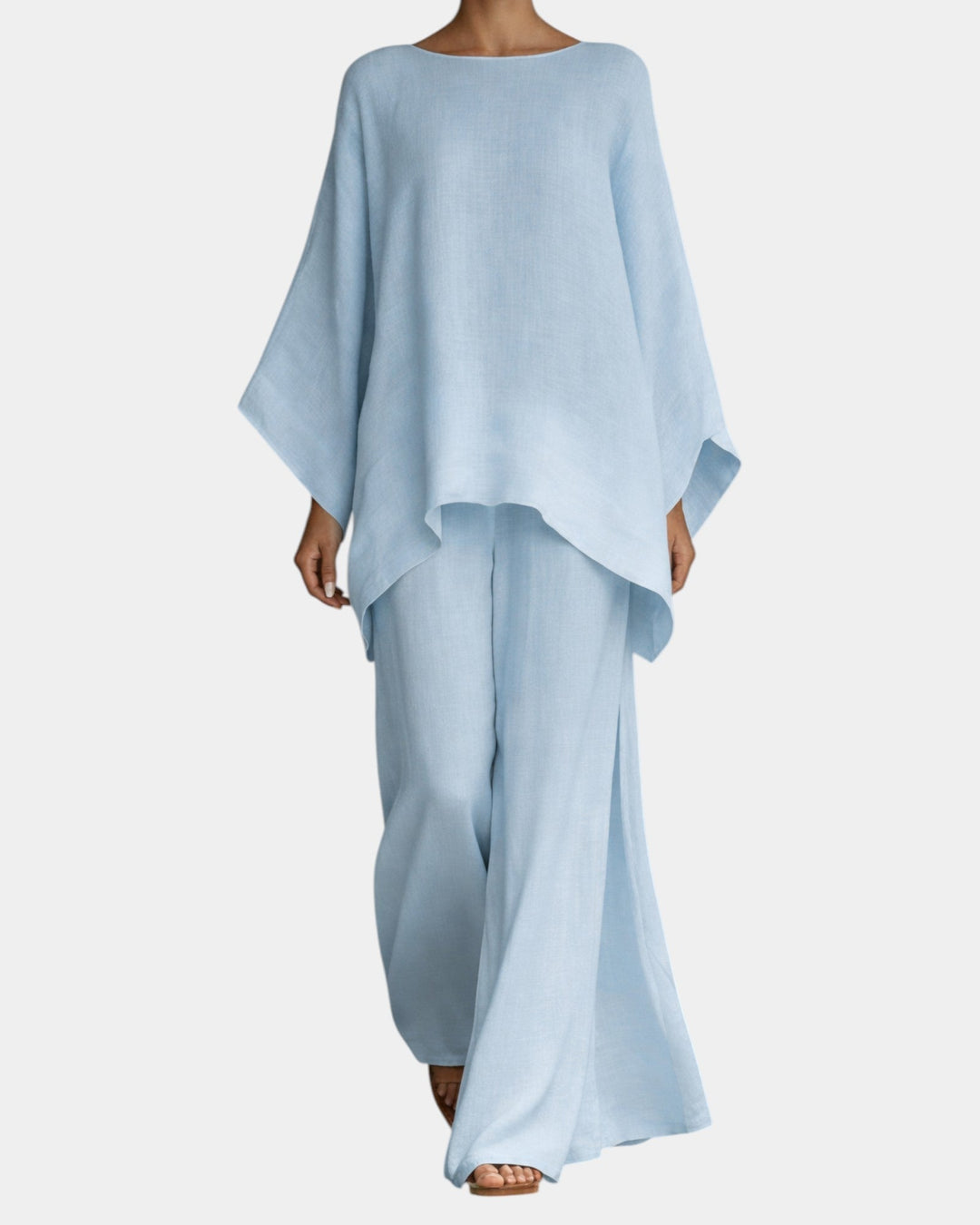 Mavie - Vloeiende set met broek en blouse