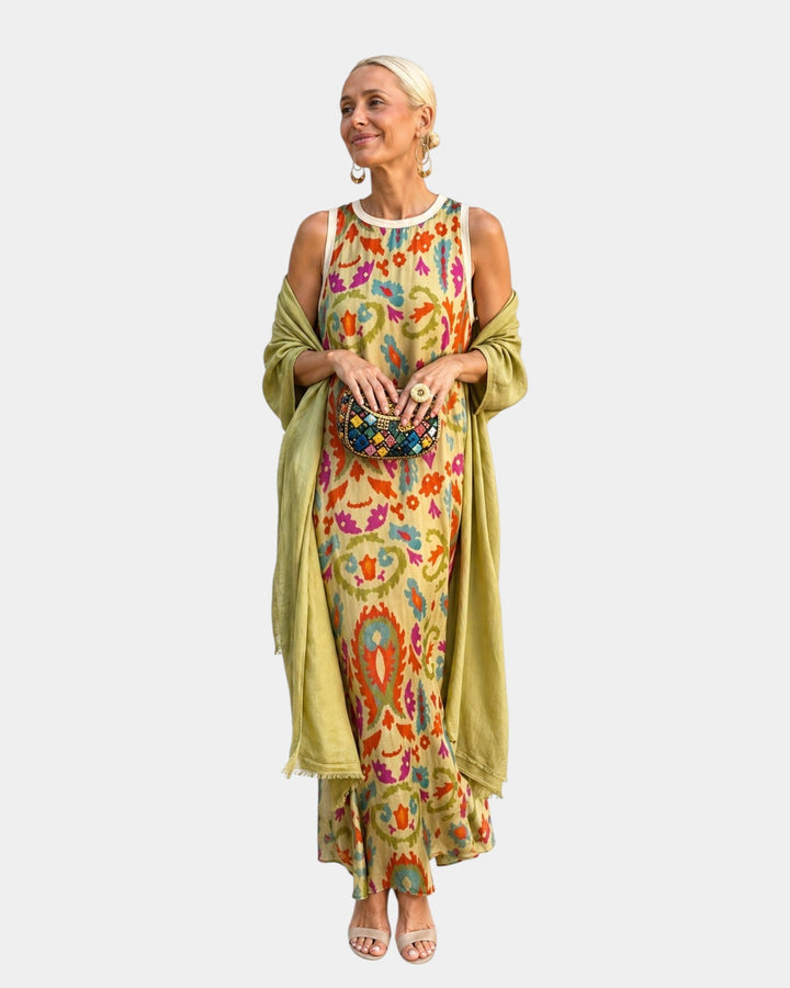 Lynette - Set met jurk en lichte gilet