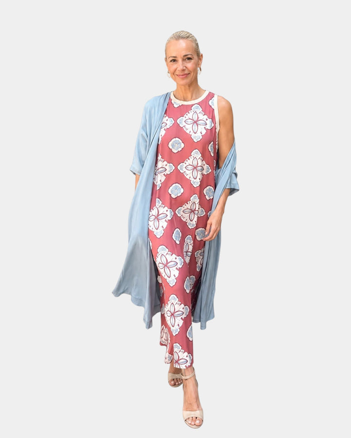 Lynette - Set met jurk en lichte gilet