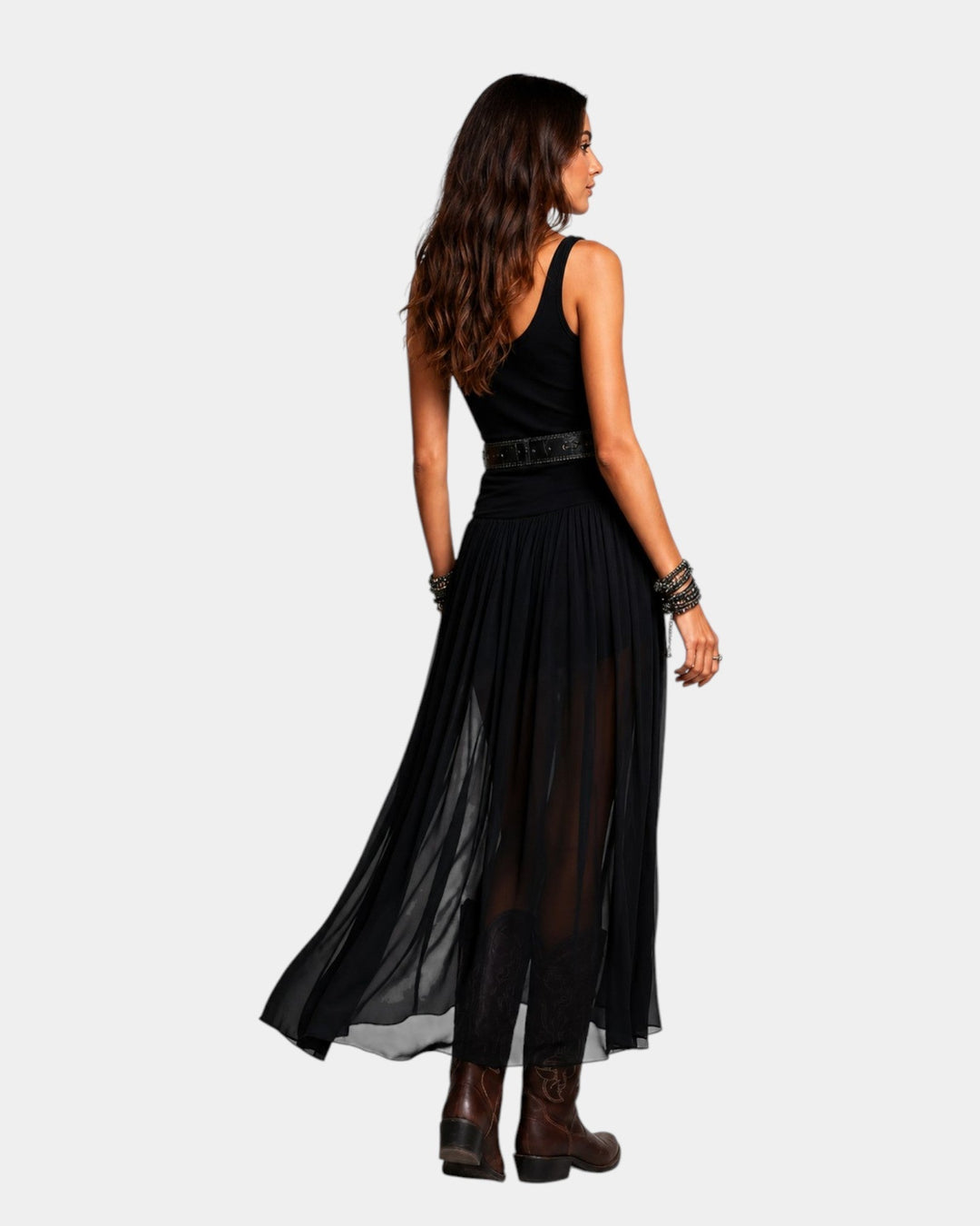 Talia - Set blouse met broek en rok