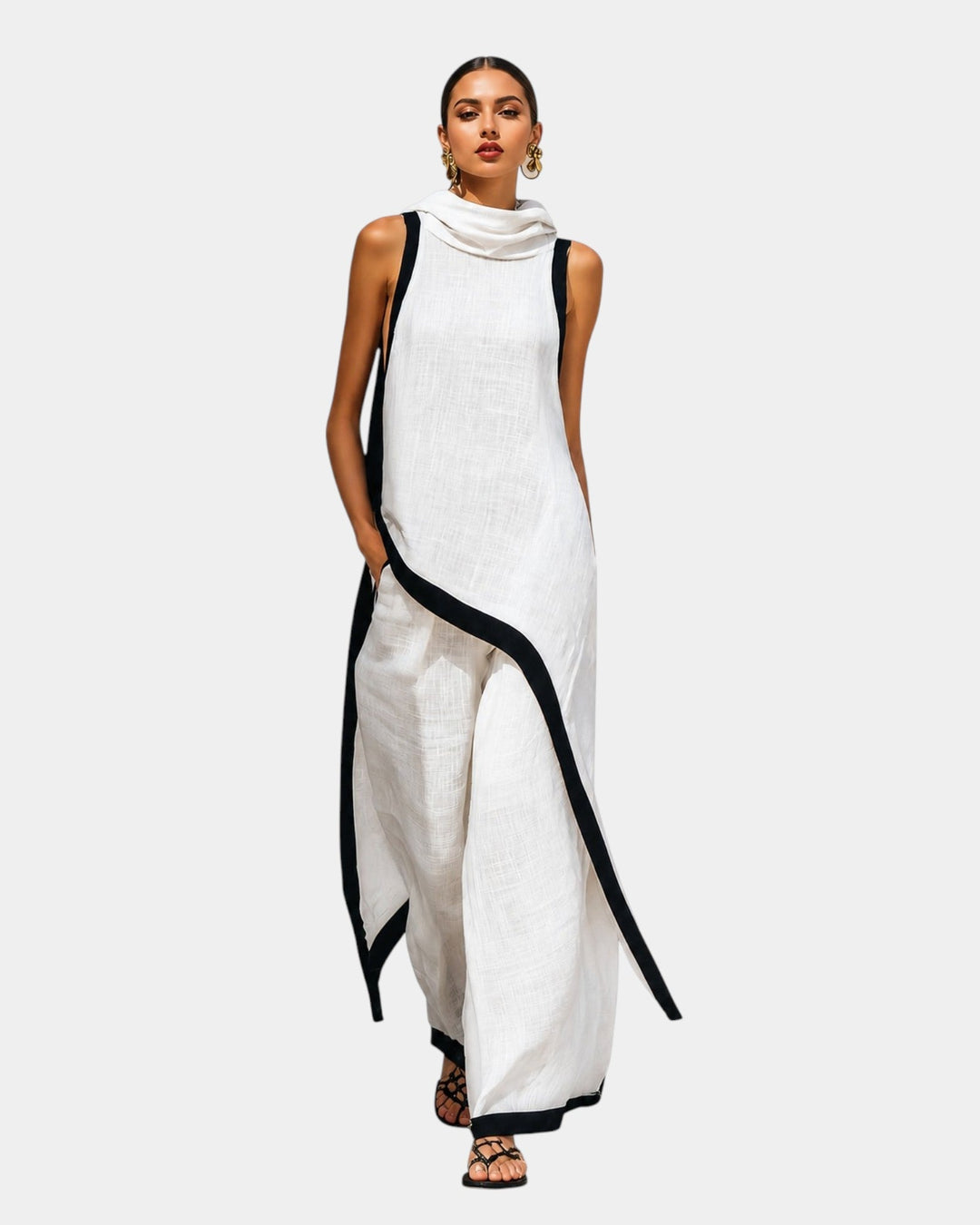 Nicaise - Elegante set van broek en blouse