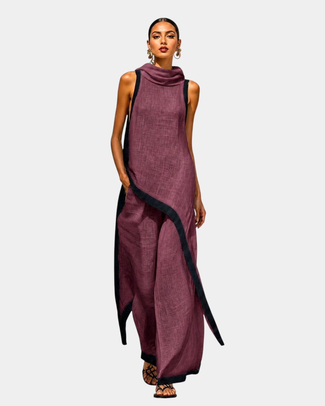 Nicaise - Elegante set van broek en blouse