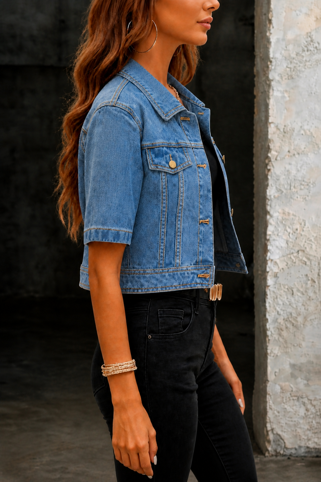 Jessica - Korte Denim Jas