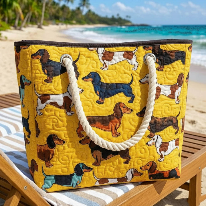 Gewatteerde Strandtas voor Teckels