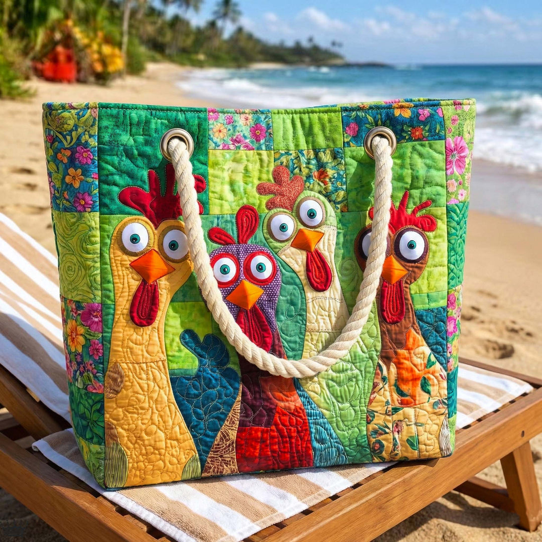 Funky Chicken Gewatteerde Strandtas