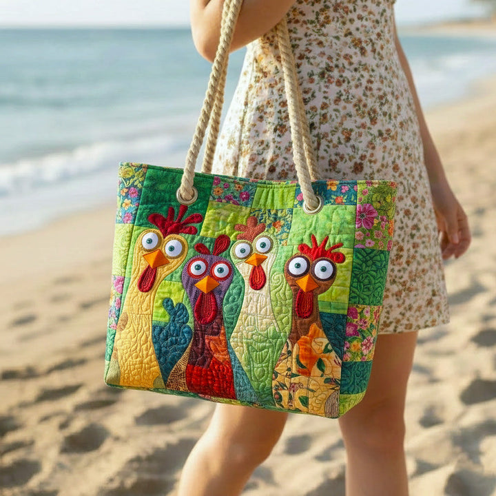 Funky Chicken Gewatteerde Strandtas