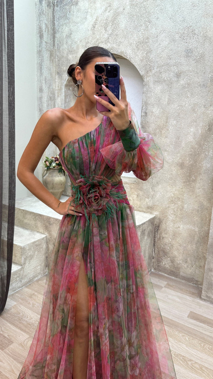 Natalie - Robe Elegantie Bloem