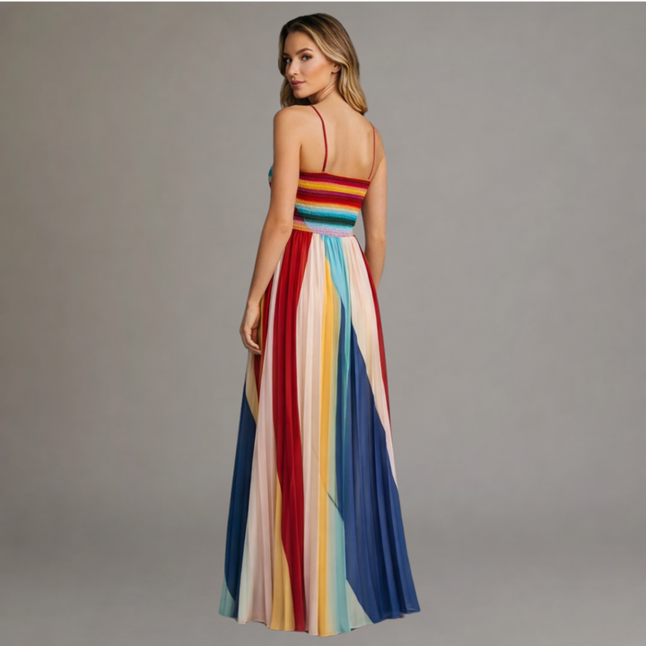 Ivy - Maxi Jurk Kleurige Licht