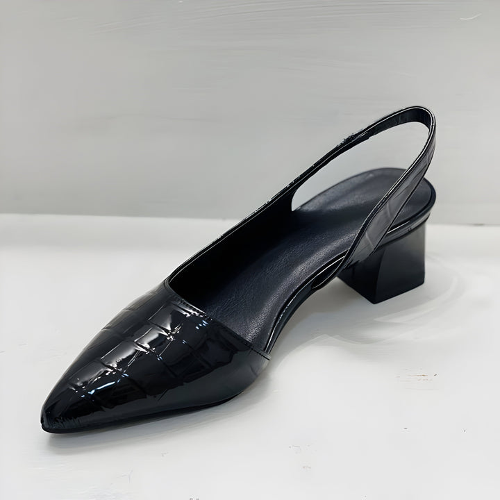 Wynn - Schoenen met een brede puntige hak