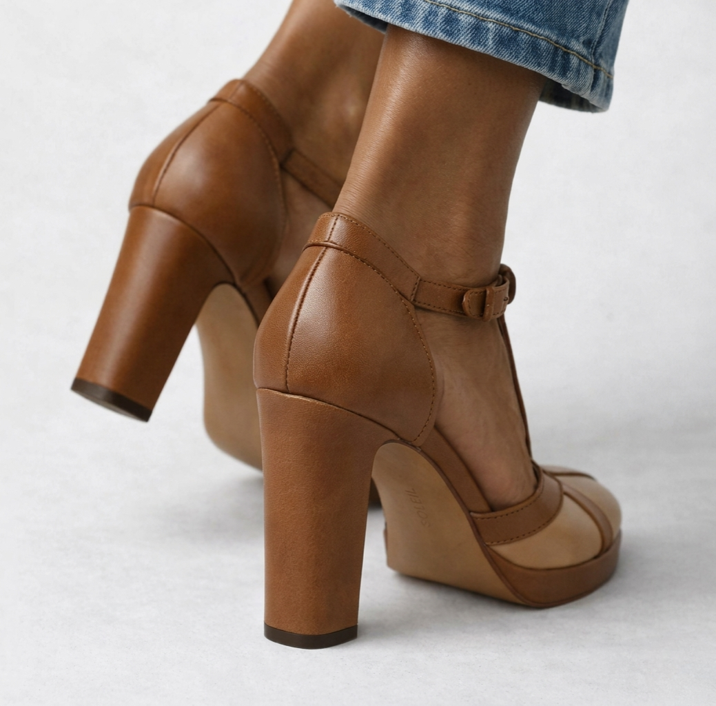 Maëlyne - Retro elegante pumps met ergonomische ondersteuning