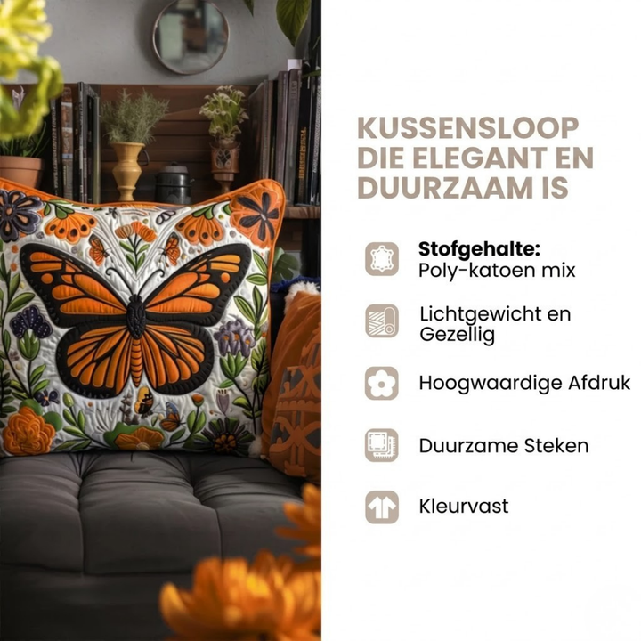 Rustieke Visserij - Handgemaakte Kussensloop