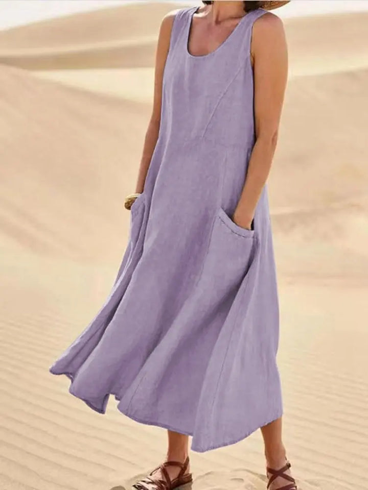 Chloe - Maxi Jurk Natuurlijke Comfort