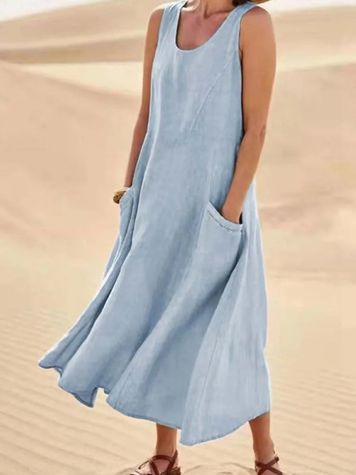Chloe - Maxi Jurk Natuurlijke Comfort
