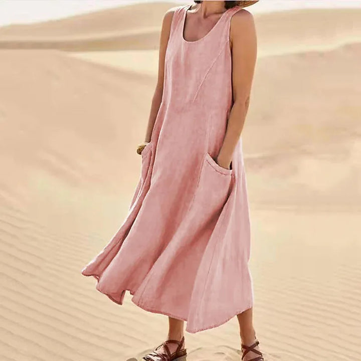 Chloe - Maxi Jurk Natuurlijke Comfort