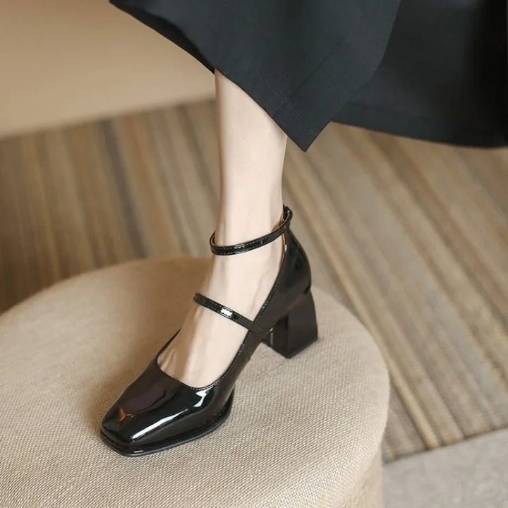 Eva - Orthopedische pumps met enkelbandje