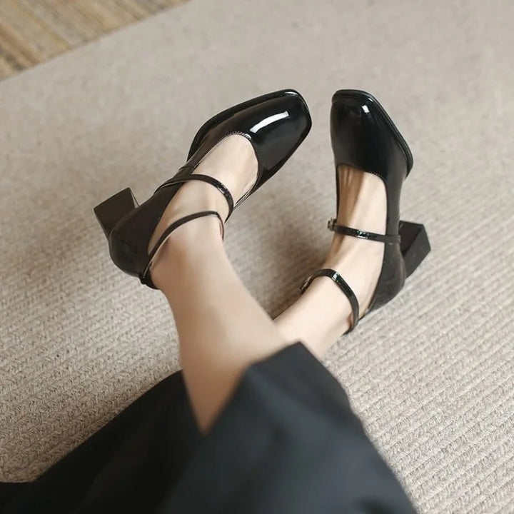 Eva - Orthopedische pumps met enkelbandje