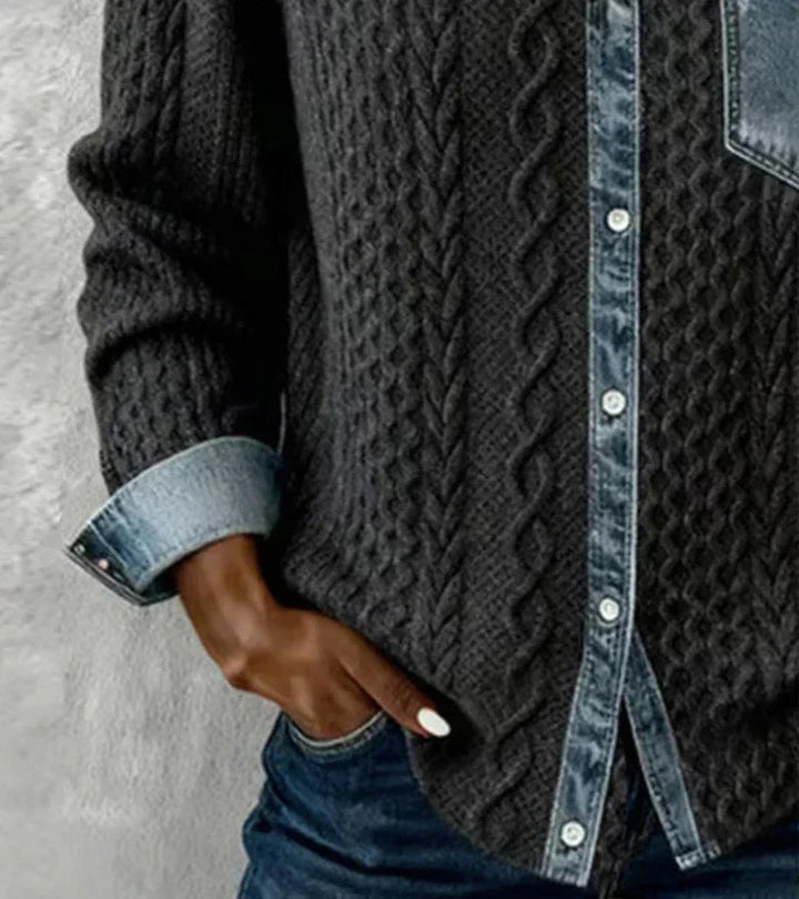 SANNE - Gebreide Top met Warm Comfort en Tijdloze Chic voor Elke Dag