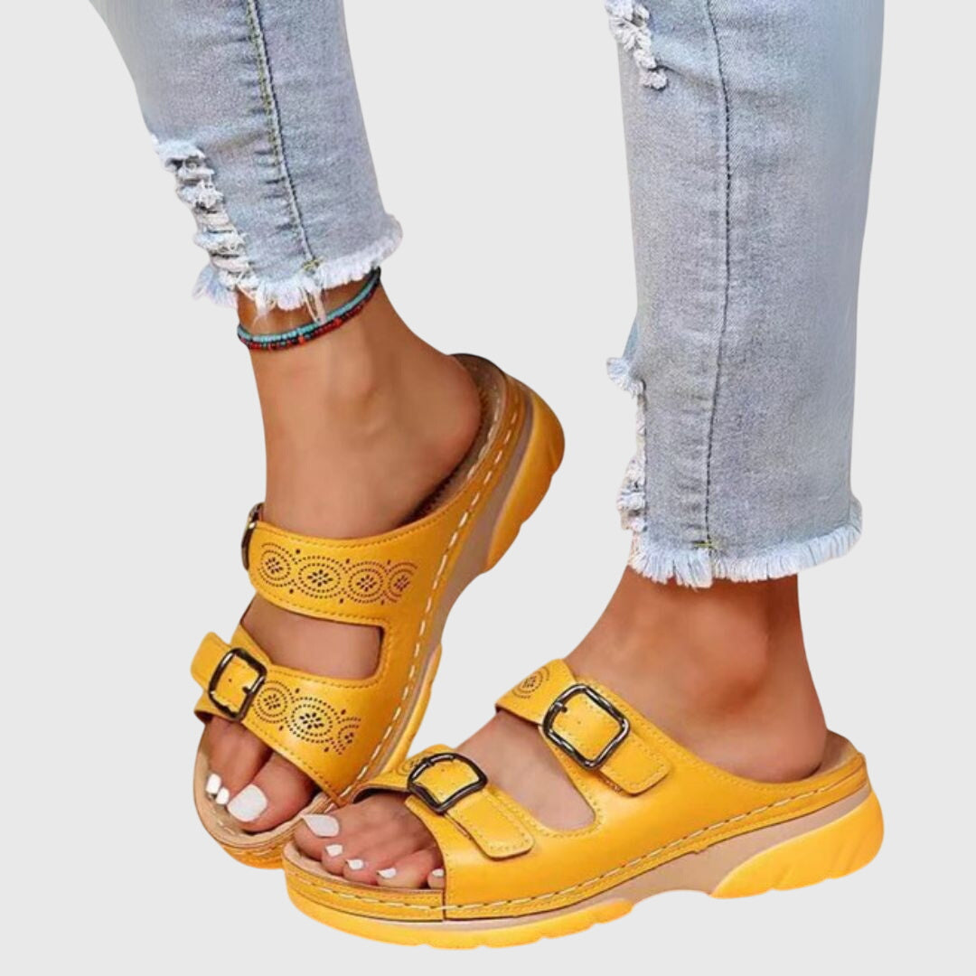 Olivia - Orthopedische Sandalen van Leer