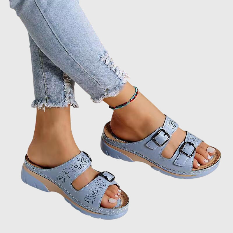 Olivia - Orthopedische Sandalen van Leer