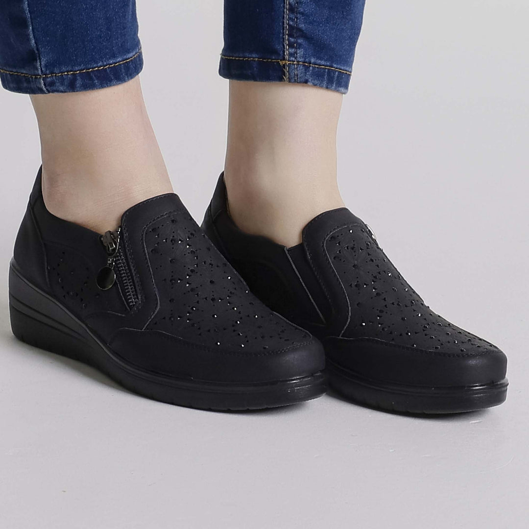 Denise - Dames Comfortabele Schoenen