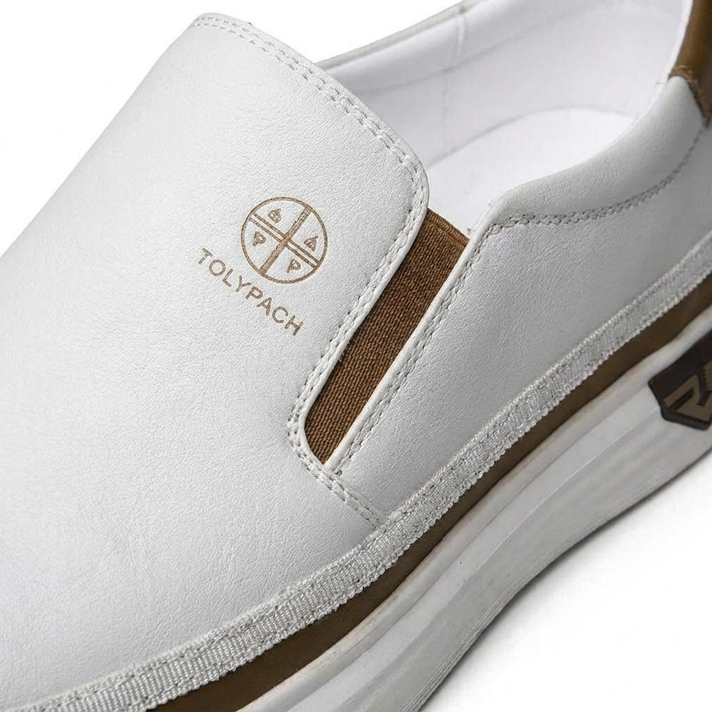 TORINO – Heren Slip-On Sneakers van Leer
