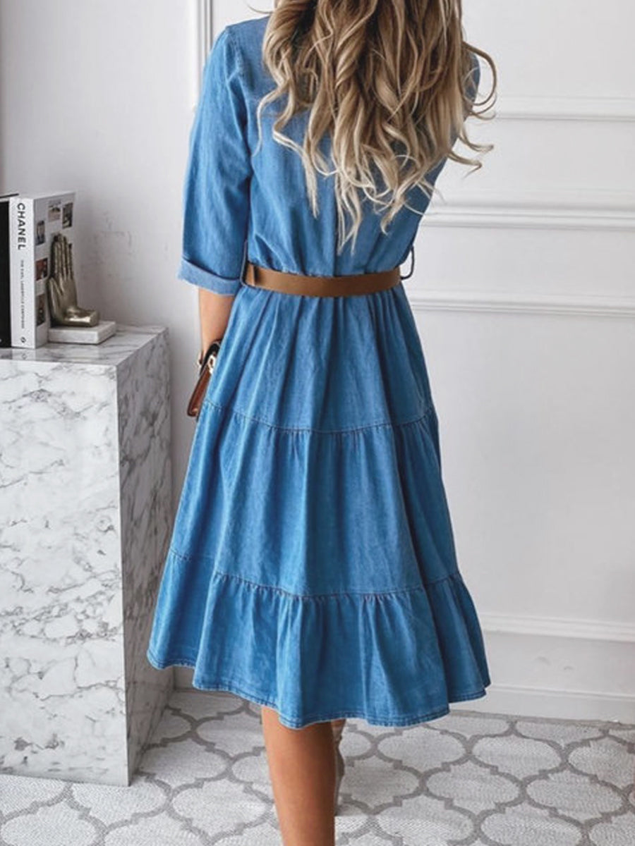 Barbara - Casual-elegante spijkerjurk