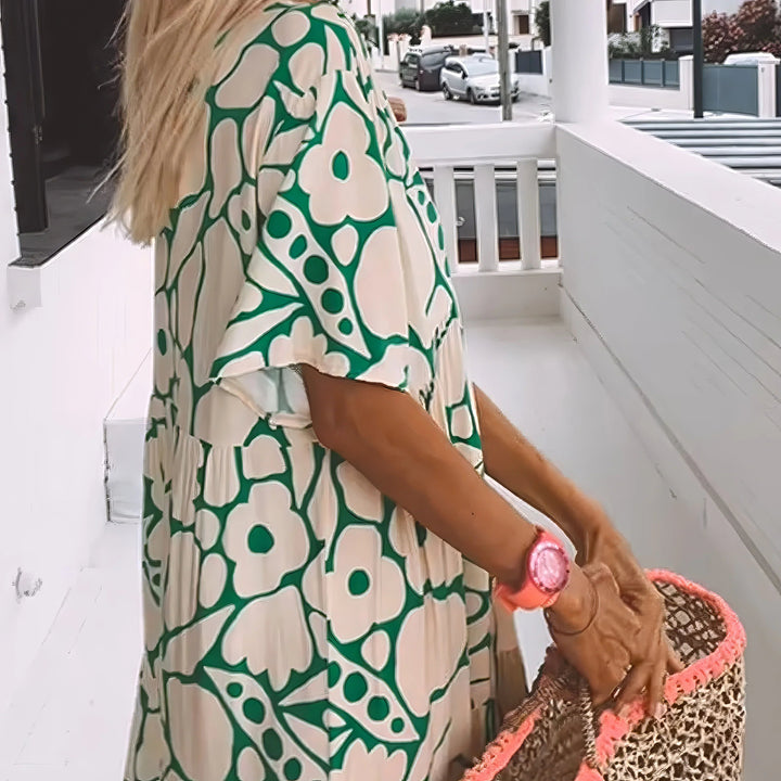 Bianca - Maxi Jurk Natuurlijke Elegantie