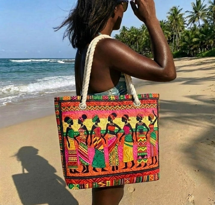 Gewatteerde Strandtas Melanin Queens